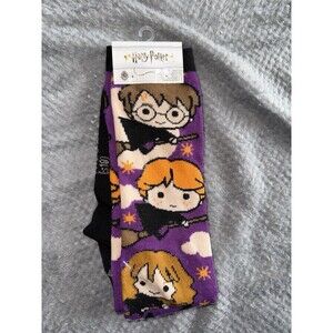New Harry Potter Wizarding World Harry Ron Hermione Adult Socks NWT